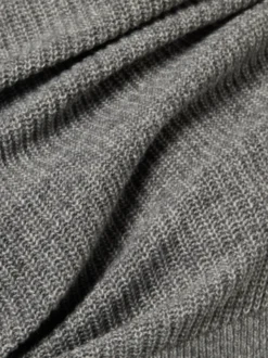 s.Oliver Damen Strickpullover mit Wollanteil in grau