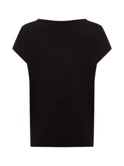 s.Oliver Damen T-Shirt in schwarz - Ausschnitt: Rundhals