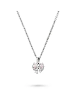 s.Oliver Mädchen Halskette - Bow in silber