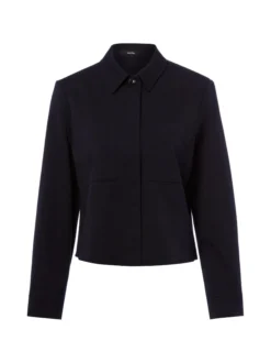 Someday Damen Hemdbluse mit Wollanteil - Zwoli in marine
