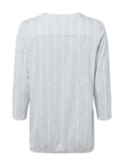 soyaconcept® Damen Blusenshirt - SC-Felicity in beige hellblau