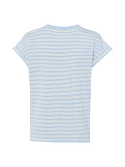 soyaconcept® Damen T-Shirt - SC-Rina in hellblau weiß