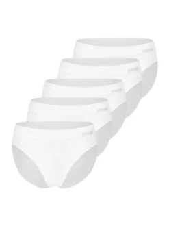 SPEIDEL Damen Jazz Pants - 5er Pack bio.cotton Sport Edition in weiß