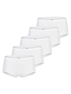 SPEIDEL Damen Panty - 5er Pack Cotton & More in weiß