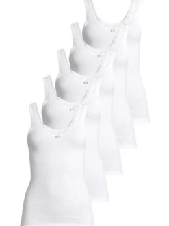 SPEIDEL Damen Unterhemd - 5er Pack Nina in weiß