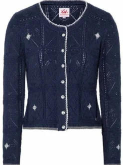Spieth & Wenksy Damen Strickjacke - Wemka in blau