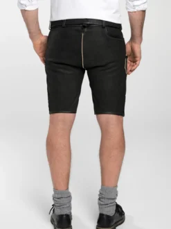 Spieth & Wenksy Herren Lederhose - Fulvier in schoko