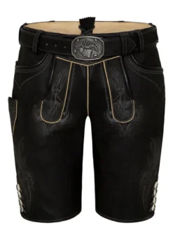 Spieth & Wenksy Herren Lederhose - Fulvier in schoko