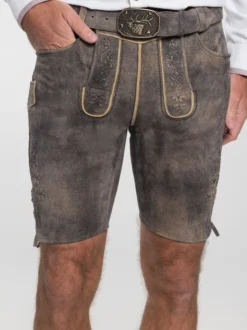 Spieth & Wenksy Herren Lederhose - Gottlieb in braun