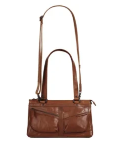 Spikes & Sparrow Damen Handtasche in cognac