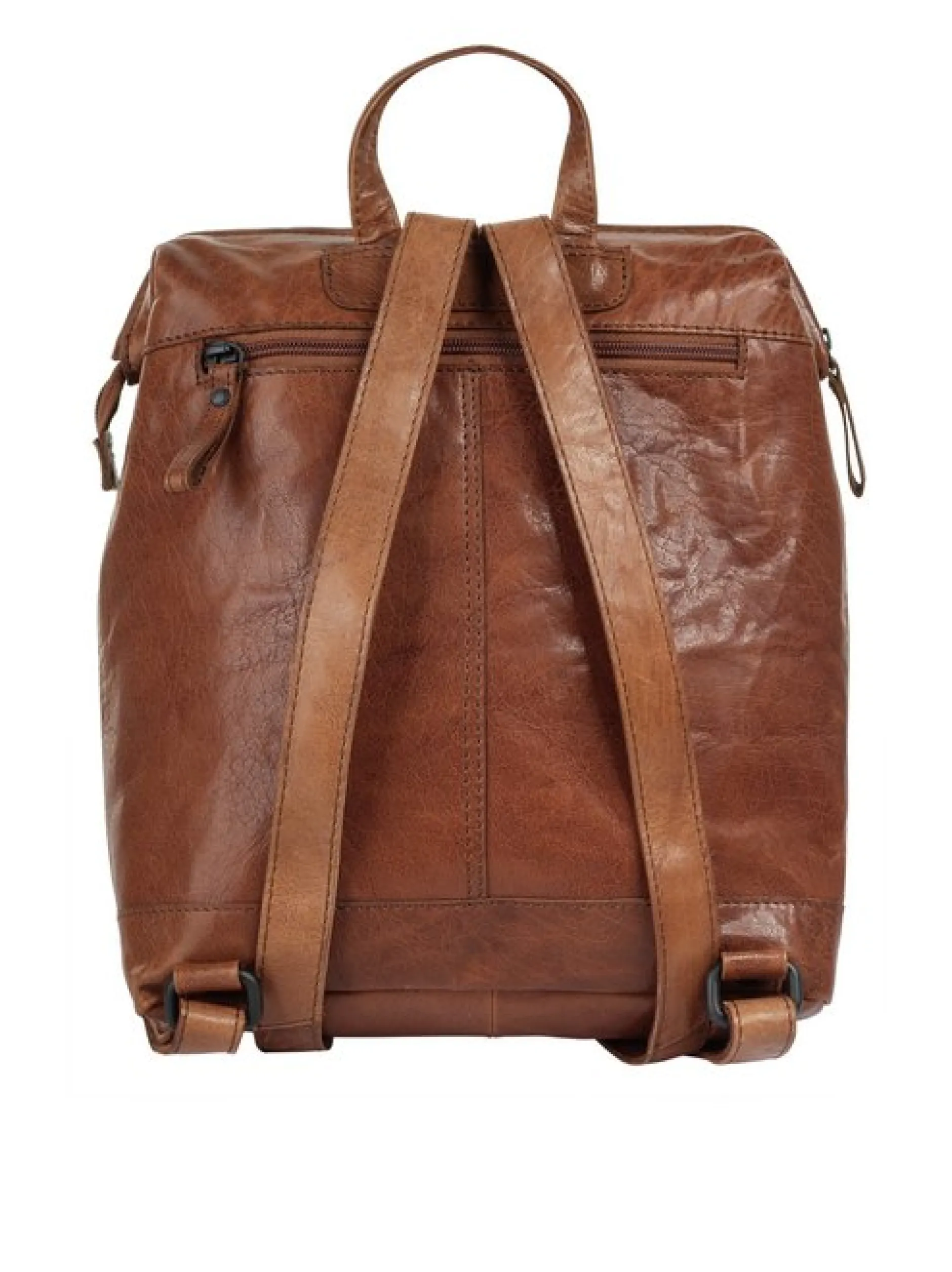 Spikes & Sparrow Damen Rucksack in cognac