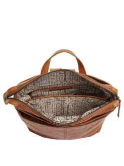 Spikes & Sparrow Damen Rucksack in cognac