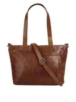 Spikes & Sparrow Damen Shopper in cognac