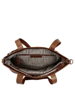 Spikes & Sparrow Damen Shopper in cognac