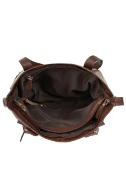 Spikes & Sparrow Damen Shopper in cognac