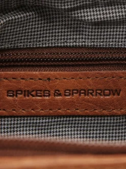 Spikes & Sparrow Damen Umhängetasche in cognac
