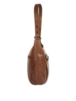 Spikes & Sparrow Damen Umhängetasche in cognac