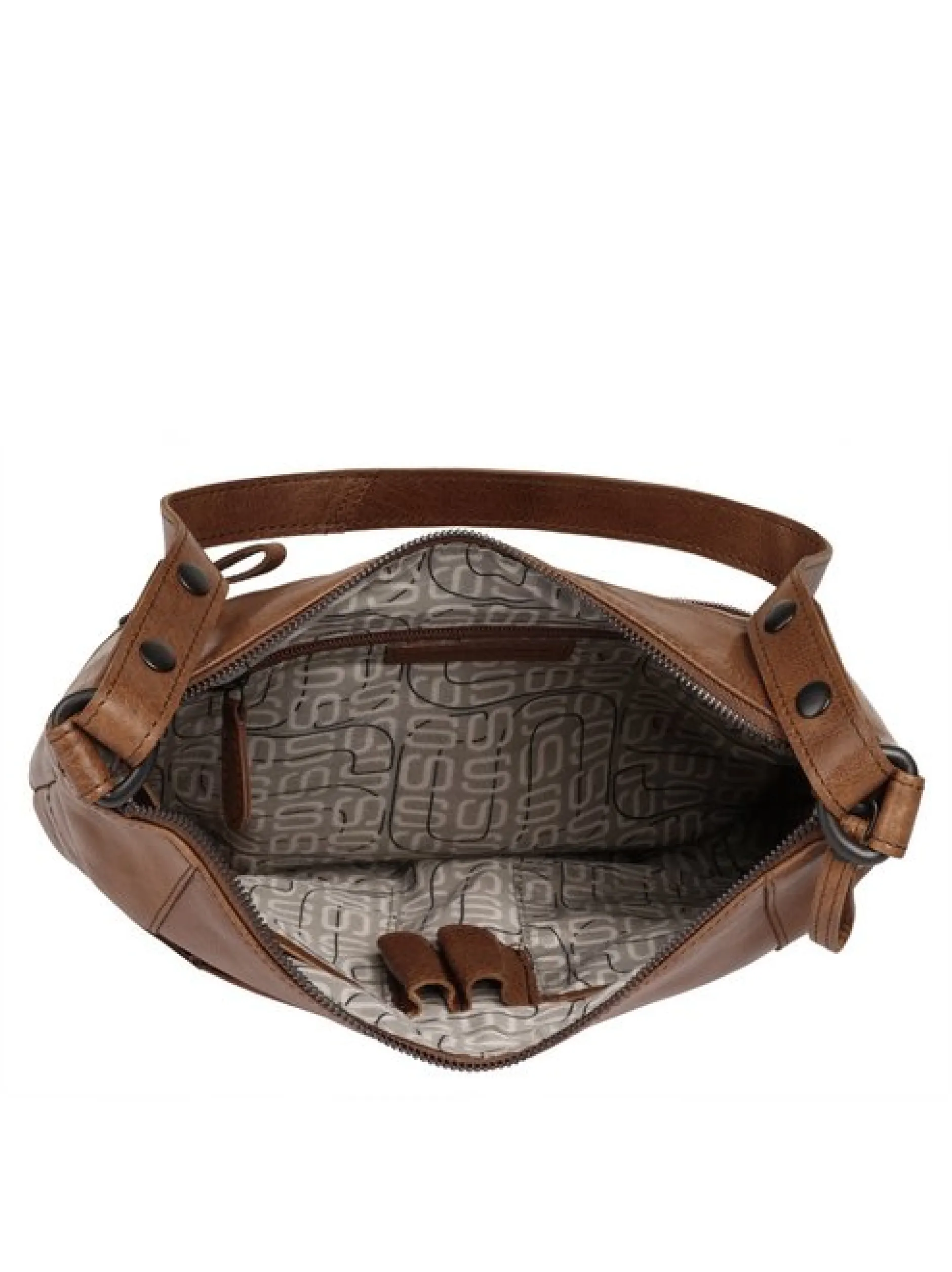 Spikes & Sparrow Damen Umhängetasche in cognac