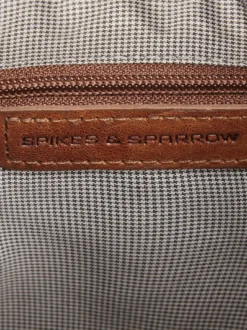 Spikes & Sparrow Damen Umhängetasche in cognac
