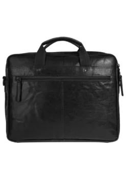 Spikes & Sparrow Unisex Aktentasche in schwarz