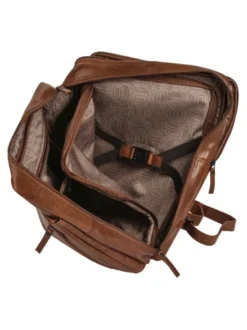 Spikes & Sparrow Unisex Rucksack in cognac