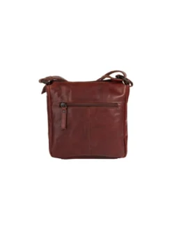 Spikes & Sparrow Unisex Umhängetasche in cognac