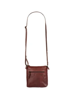 Spikes & Sparrow Unisex Umhängetasche in cognac