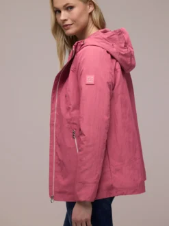 Street One Damen Übergangsjacke in himbeer