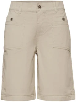 Street One Damen Bermuda in beige - Länge: mittel