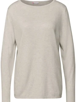 Street One Damen Strickpullover in beige