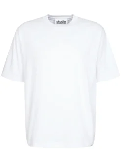 Studio Seidensticker Herren T-Shirt - Unisex - Oversized Fit in weiß