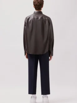 Studio Seidensticker Herren Overshirt - Unisex - Oversized Fit in braun