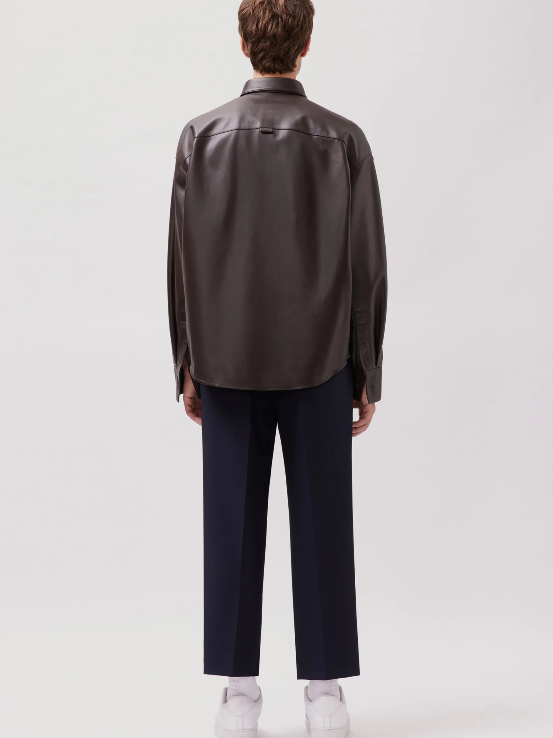 Studio Seidensticker Herren Overshirt - Unisex - Oversized Fit in braun