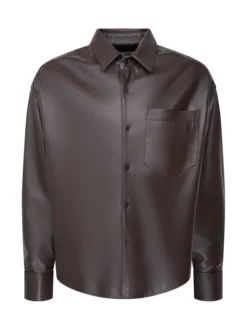 Studio Seidensticker Herren Overshirt - Unisex - Oversized Fit in braun