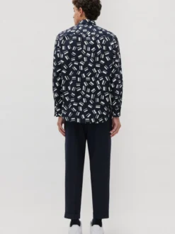 Studio Seidensticker Herren Casual Hemd - Unisex - Regular Fit in blau