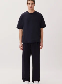 Studio Seidensticker Herren T-Shirt - Unisex - Oversized Fit in blau