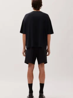 Studio Seidensticker Herren Strick T-Shirt - Regular Fit in schwarz