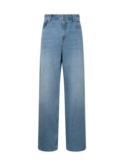 Studio Seidensticker Unisex Baggy Jeans in medium stone denim