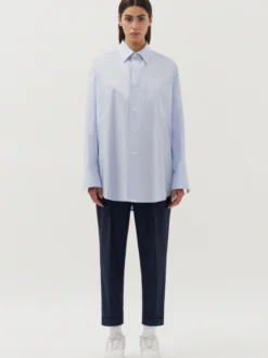 Studio Seidensticker Unisex Hemd - Oversized Fit in blau