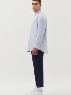 Studio Seidensticker Unisex Hemd - Oversized Fit in blau