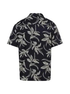 Superdry Herren Kurzarmhemd in marine ecru