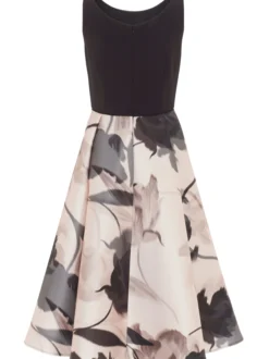 Swing Damen Abendkleid in mehrfarbig - Ärmel: ohne Arm