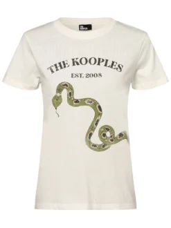 The Kooples Damen T-Shirt in ecru - Ausschnitt: Rundhals