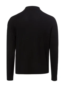 Tiger of Sweden Herren Merino-Strickpullover in schwarz