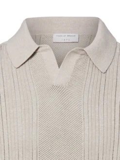 Tiger of Sweden Herren Polo-Strickshirt in melange
