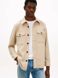 Tommy Hilfiger Tailored Herren Hemdjacke in beige
