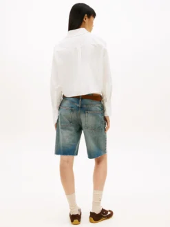 Tommy Jeans Damen Bluse in weiß - Ärmel: langarm