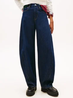 Tommy Jeans Damen Jeans - Ella Mid Barrel in rinsed