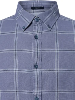 Tommy Jeans Herren Karohemd in blau - Ärmel: langarm