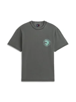 Tommy Jeans Herren T-Shirt in anthrazit mint